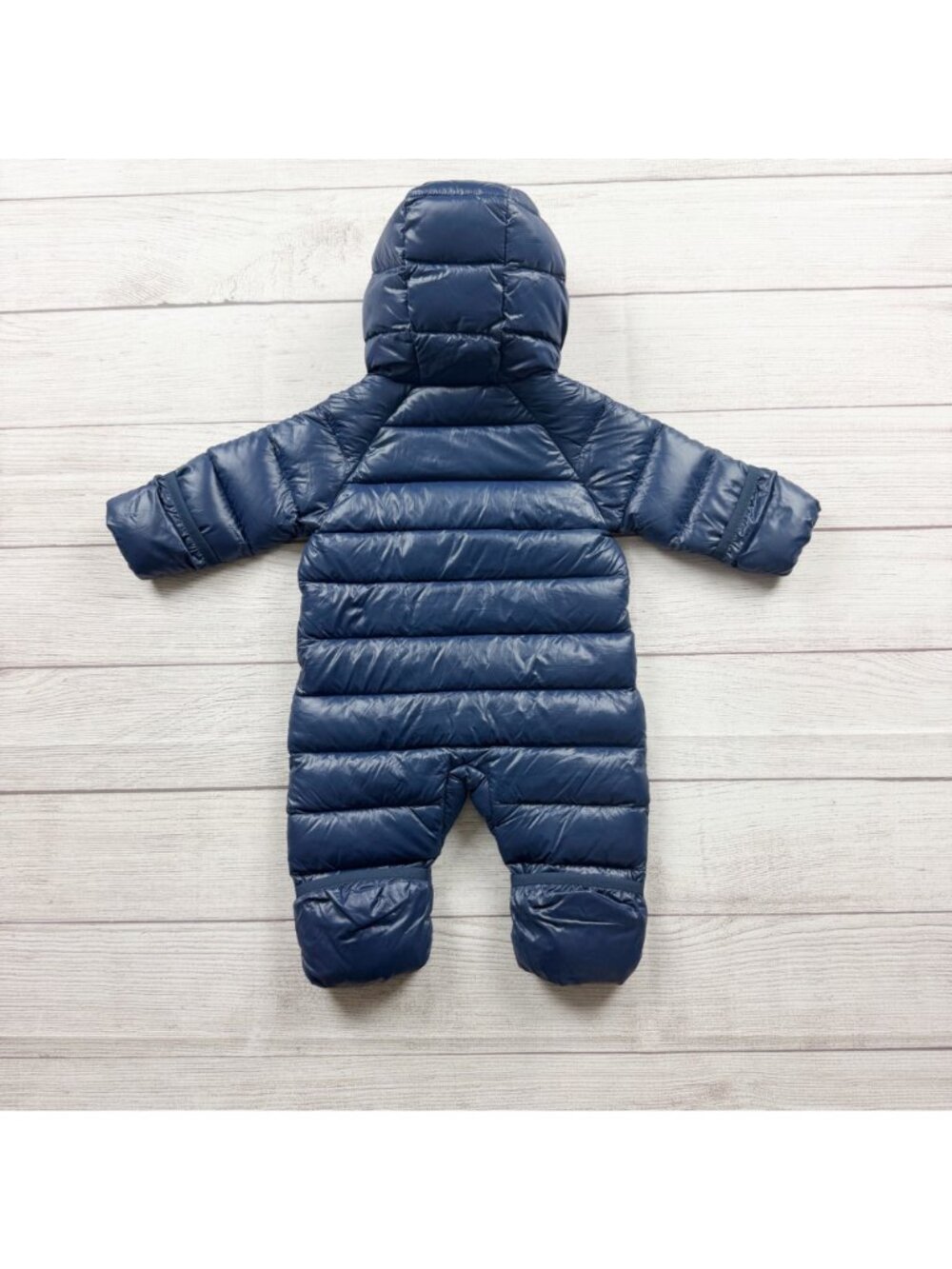 Patagonia Kids Infant Hi-Loft Down Sweater Bunting Suit Hooded Insulated Puffer - Picture 5 of 7